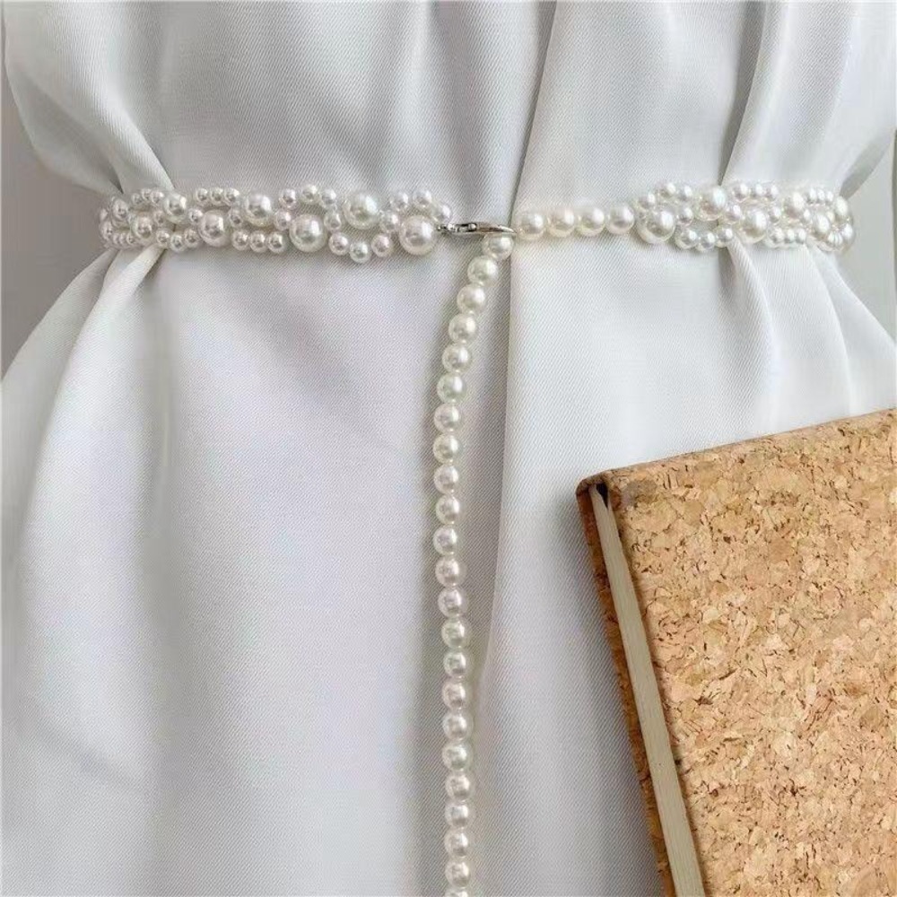 Body Jewelry Chains - Fashion 100cm Pearl Waist Chains Waist