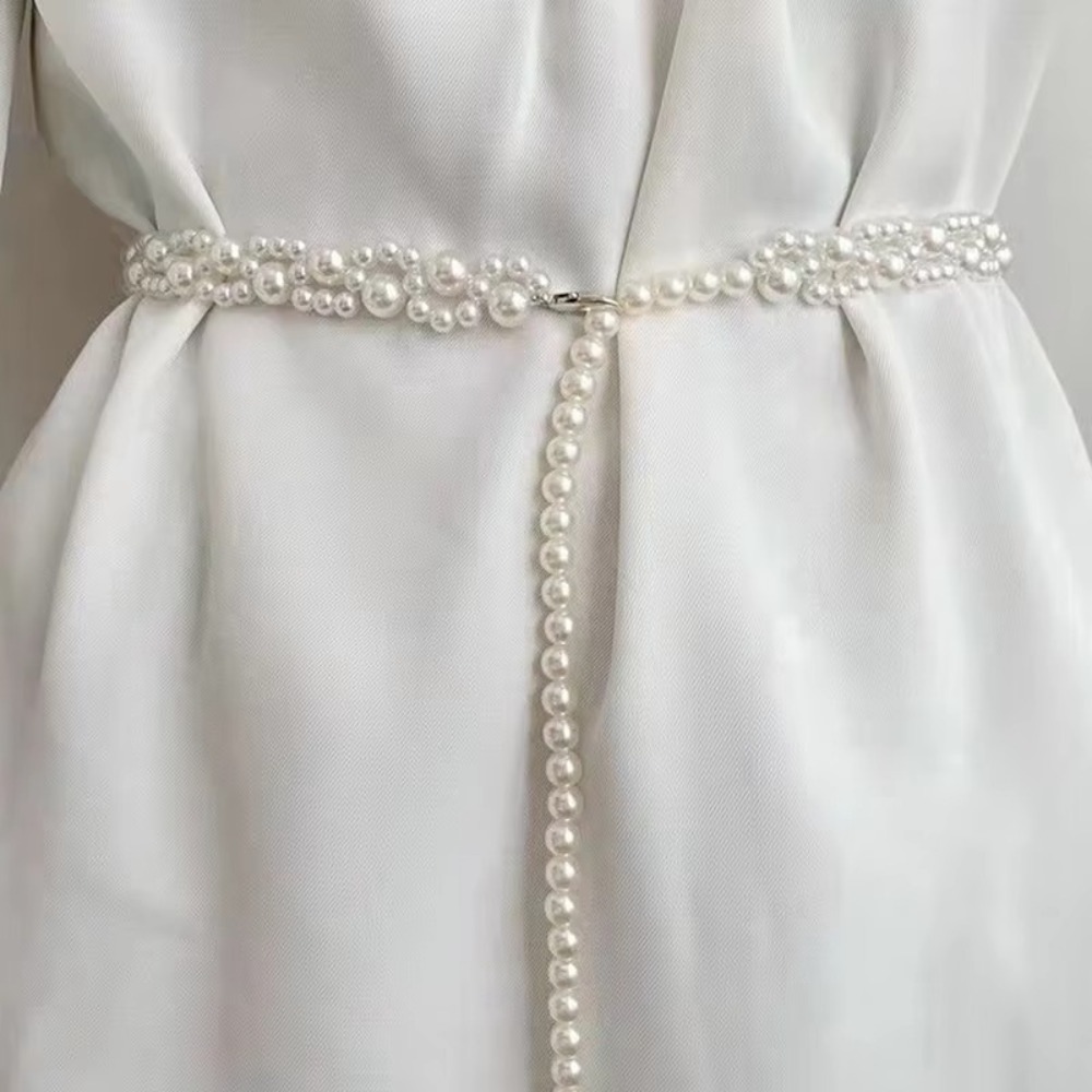 Body Jewelry Chains - 100cm Pearl Waist Chains Waist Accessory