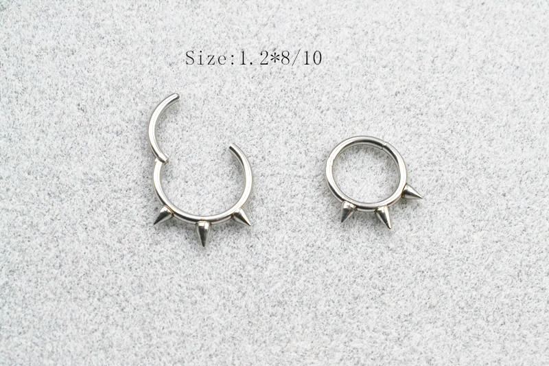 Clicker Ring Seamless - 50pcs/Lot Seamless Hinged Segment Ring Septum