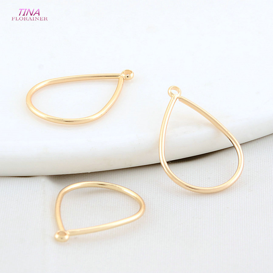 Body Jewelry Diy - 12*18MM 18K Gold Color Drop Shape