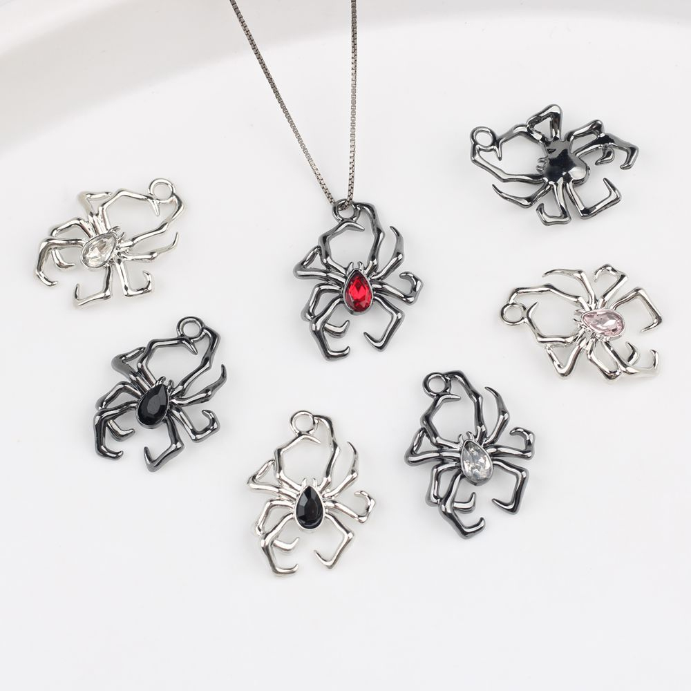 Body Jewelry Diy - 10pcs Fashion Cute Spider Shape Pendant