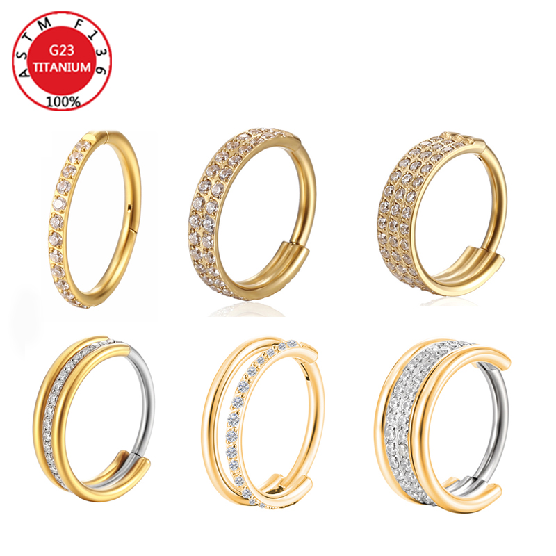 Clicker Ring Seamless - G23 Titanium Nose Ring Implant Grade