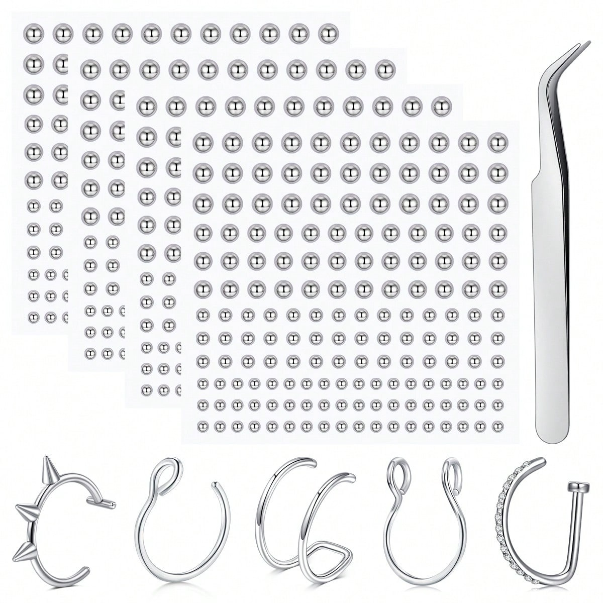 Body Jewelry Etc - Fake Piercing Jewelry - Nose Rings,