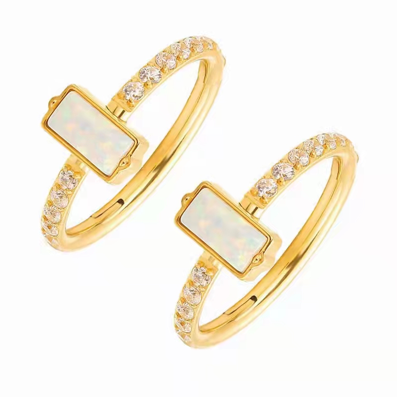 10pcs 316L Surgical Steel Opal - Clicker Ring Seamless review and price