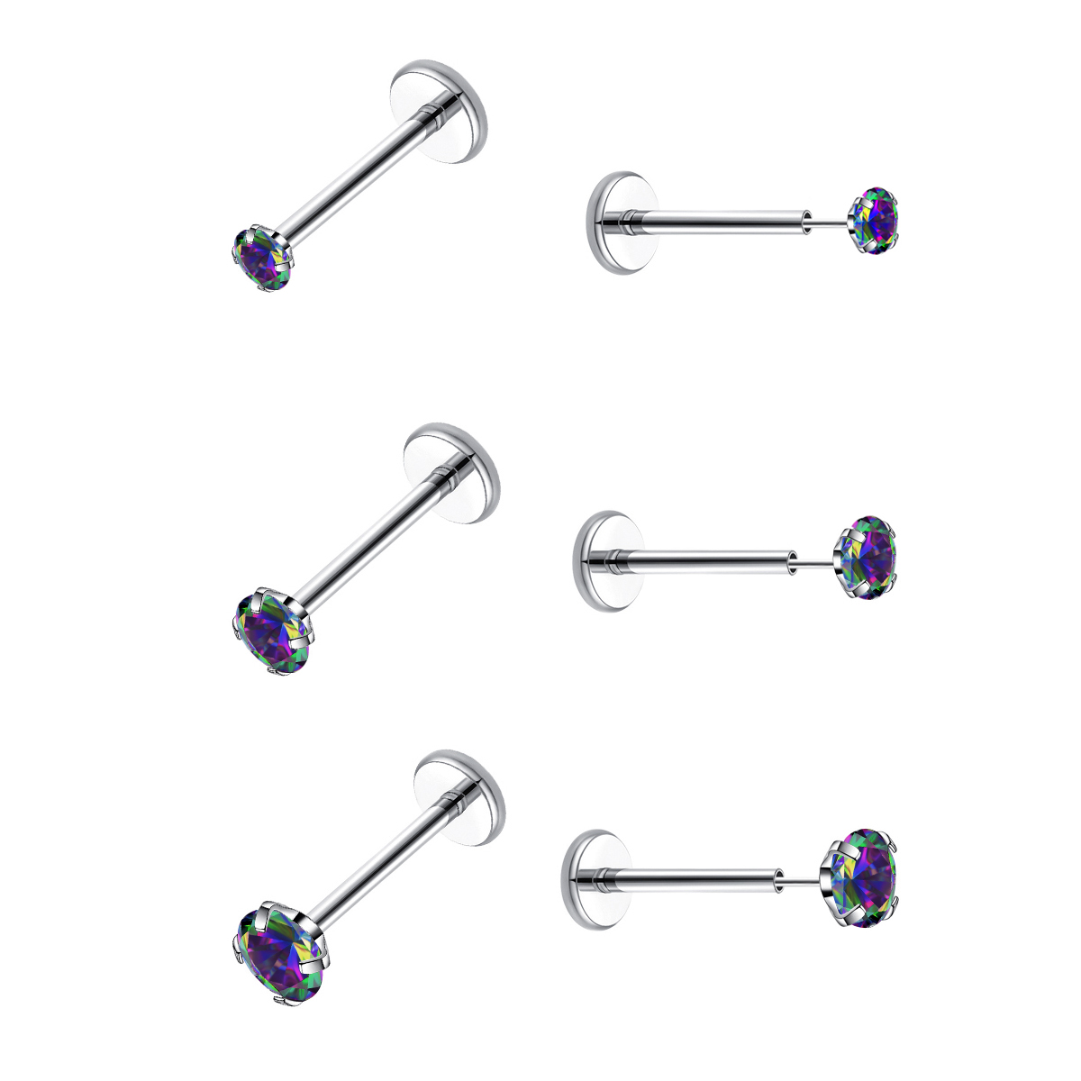 20G Flat Back Threadless Earri - Tragus Flat Back review and price