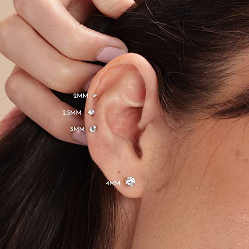 20G Flat Back Threadless Earri - Tragus Flat Back review and price