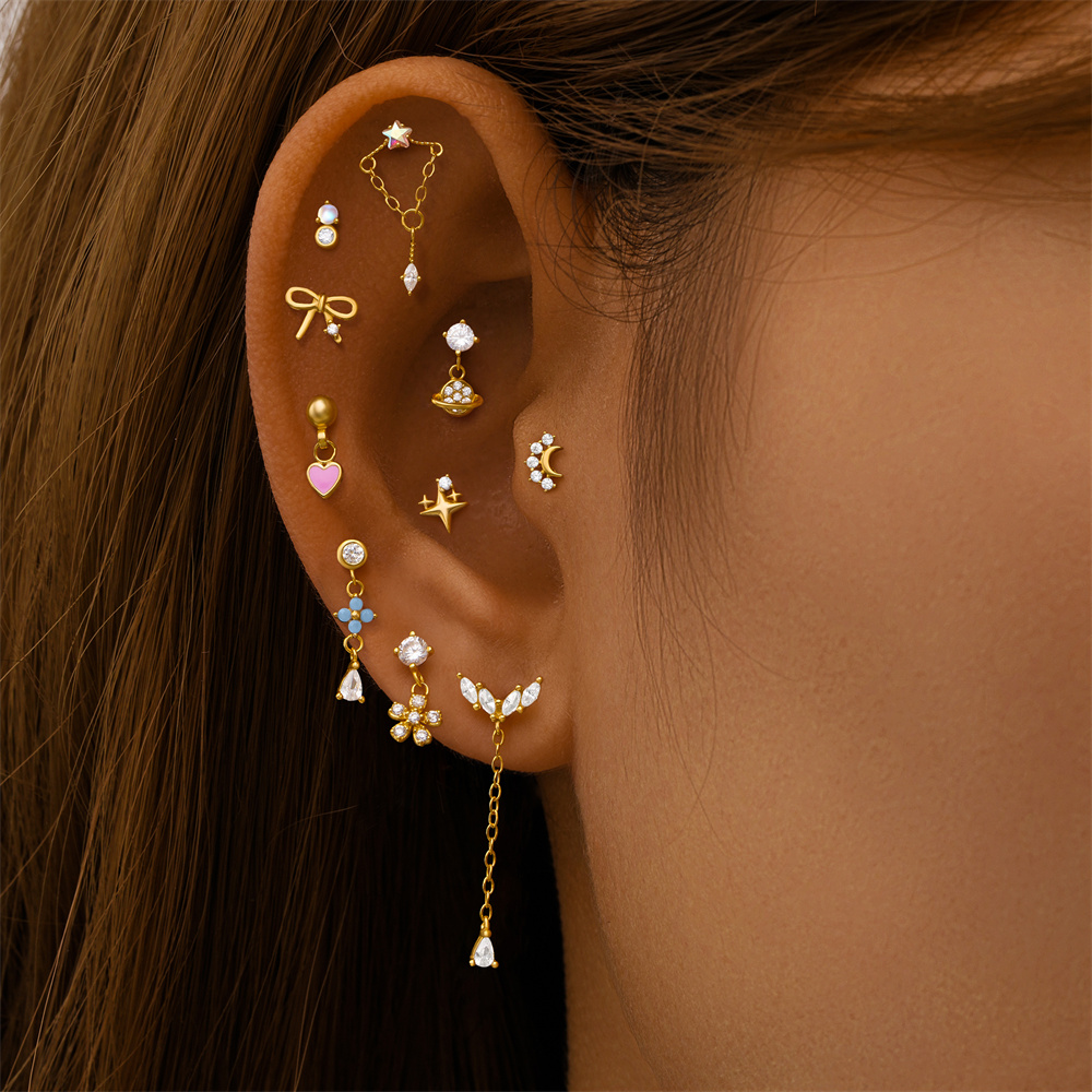 AIDE Heart Round Ball Flat Hel - Tragus Flat Back review and price