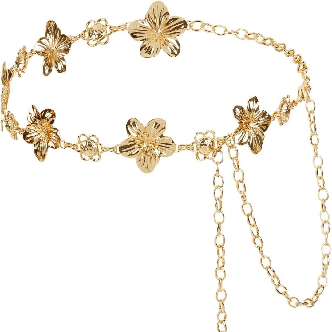 Flower Charm Waist Chain for W - Body Jewelry Charms review and price