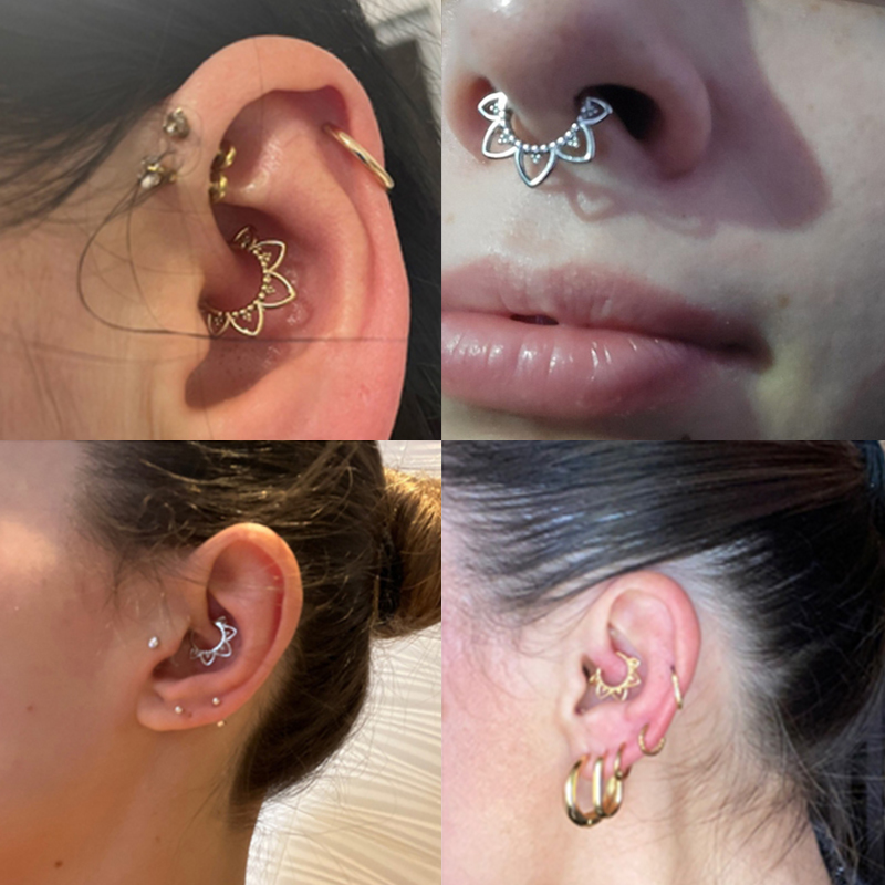 Stainless Steel Nose Ring Flow - Clicker Ring Seamless review and price