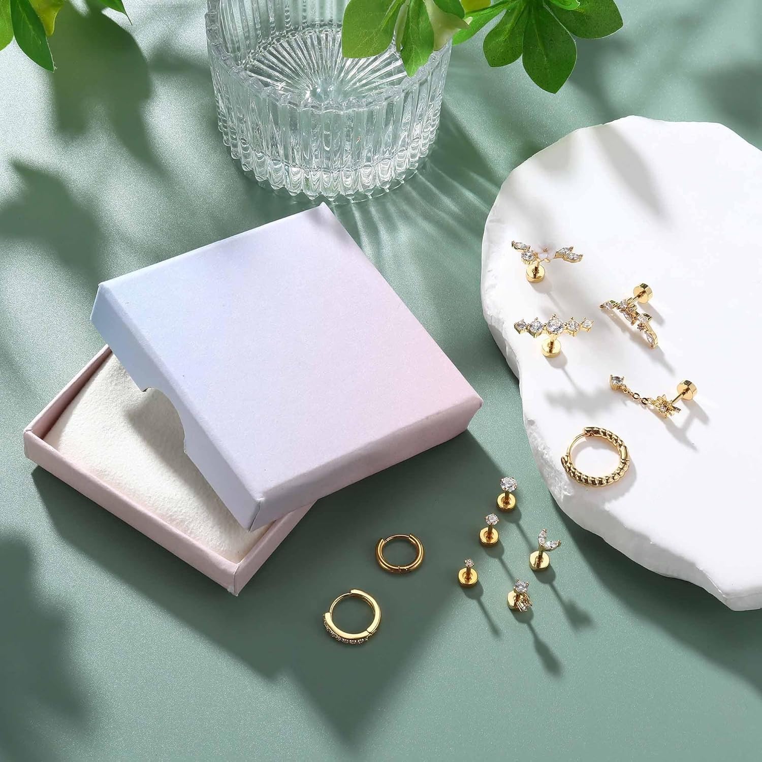Drperfect 12Pcs Helix Piercing - Tragus Flat Back review and price