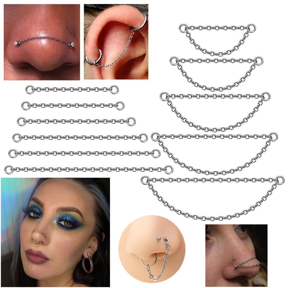 Fashion Titanium Nose Chain Th - Body Jewelry Nose Studs review and price