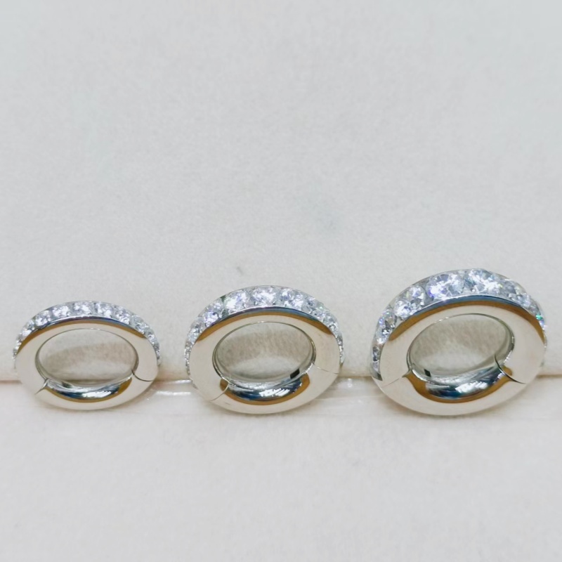 10PCS  3mm 4mm 5mm Guages  Sur - Clicker Ring Seamless review and price