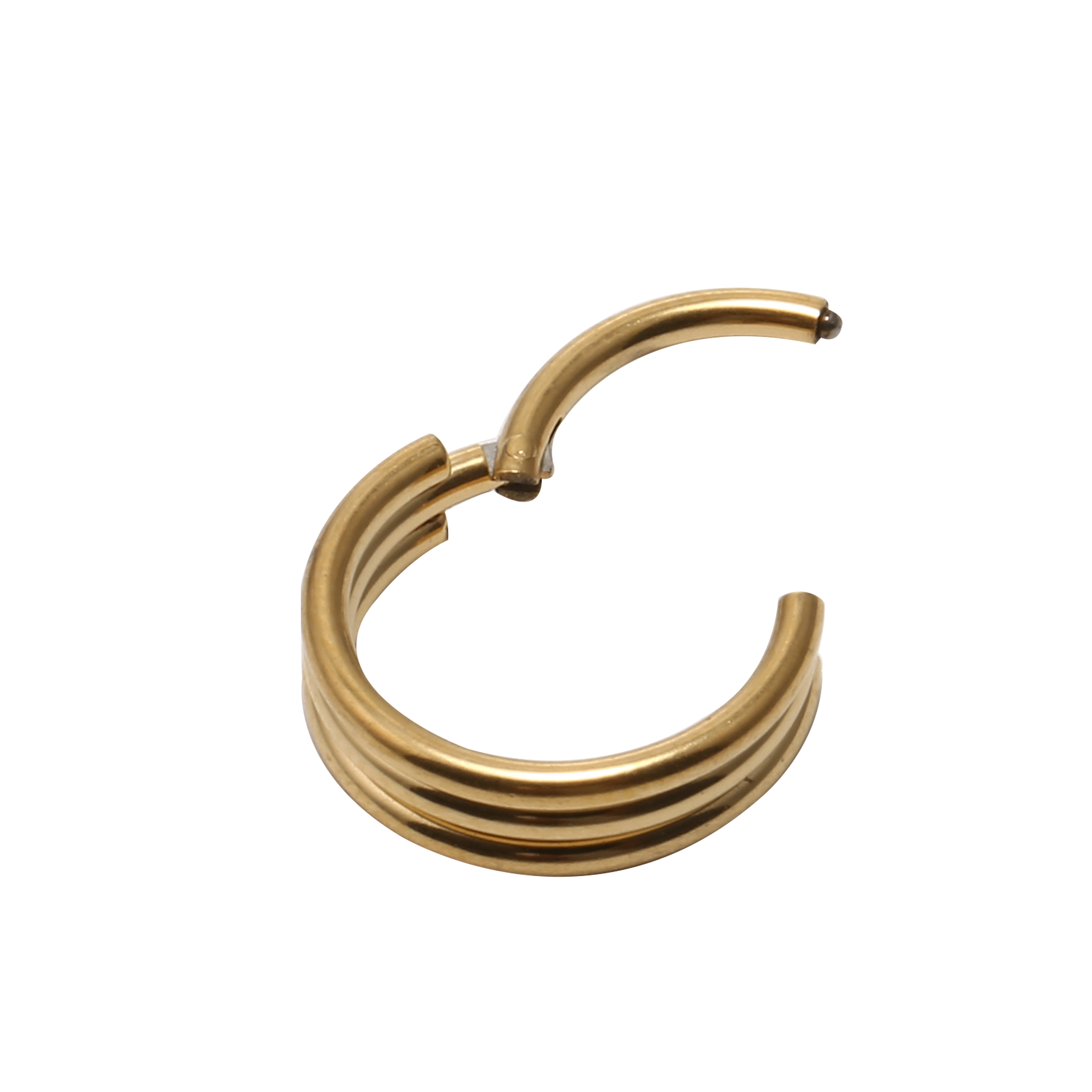 50pcs/lot Twist Seamless Hinge - Clicker Ring Seamless review and price