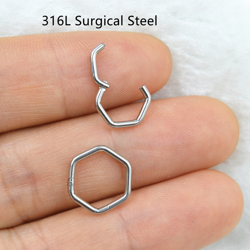 50pcs/Lot 316L Surgical Steel  - Clicker Ring Seamless review and price
