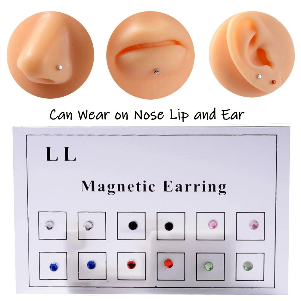 12PCS/Card Fake Cheater Non Pi - Body Jewelry Nose Studs review and price