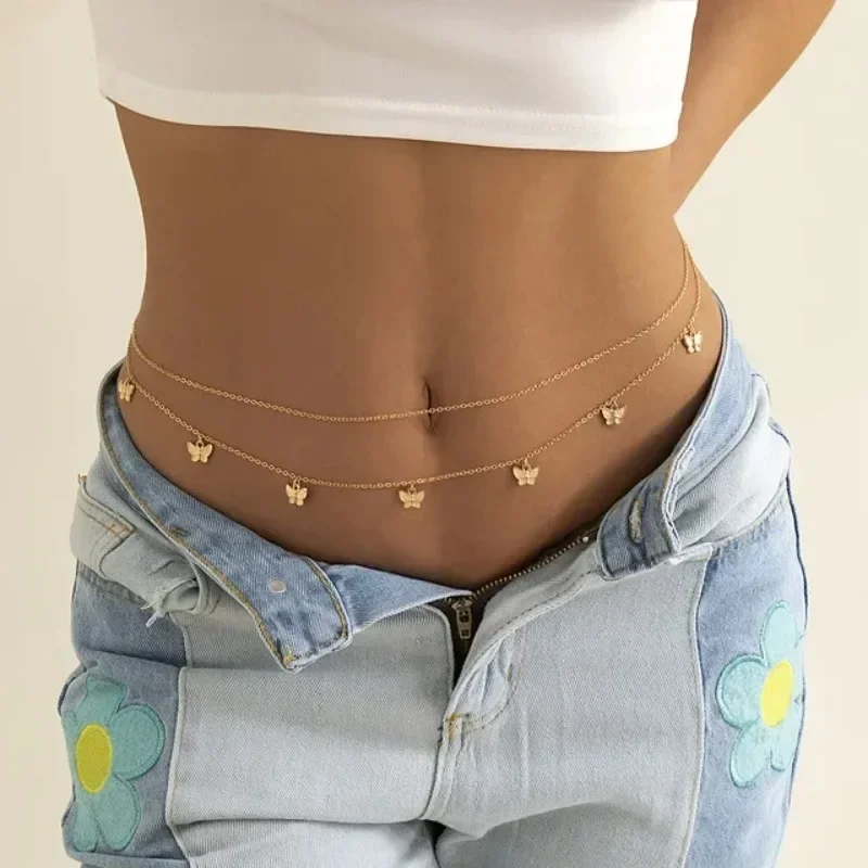 New Charm Sexy Double Layer Bu - Body Jewelry Charms review and price
