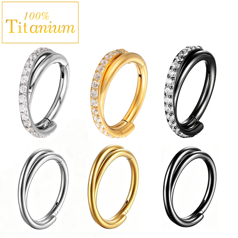 Implant Grade G23 Titanium Ear - Clicker Ring Seamless review and price
