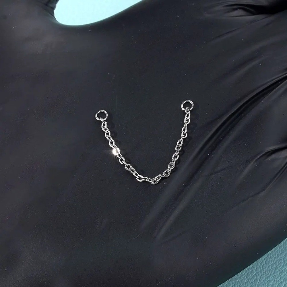 Fashion Titanium Nose Chain Th - Body Jewelry Nose Studs review and price