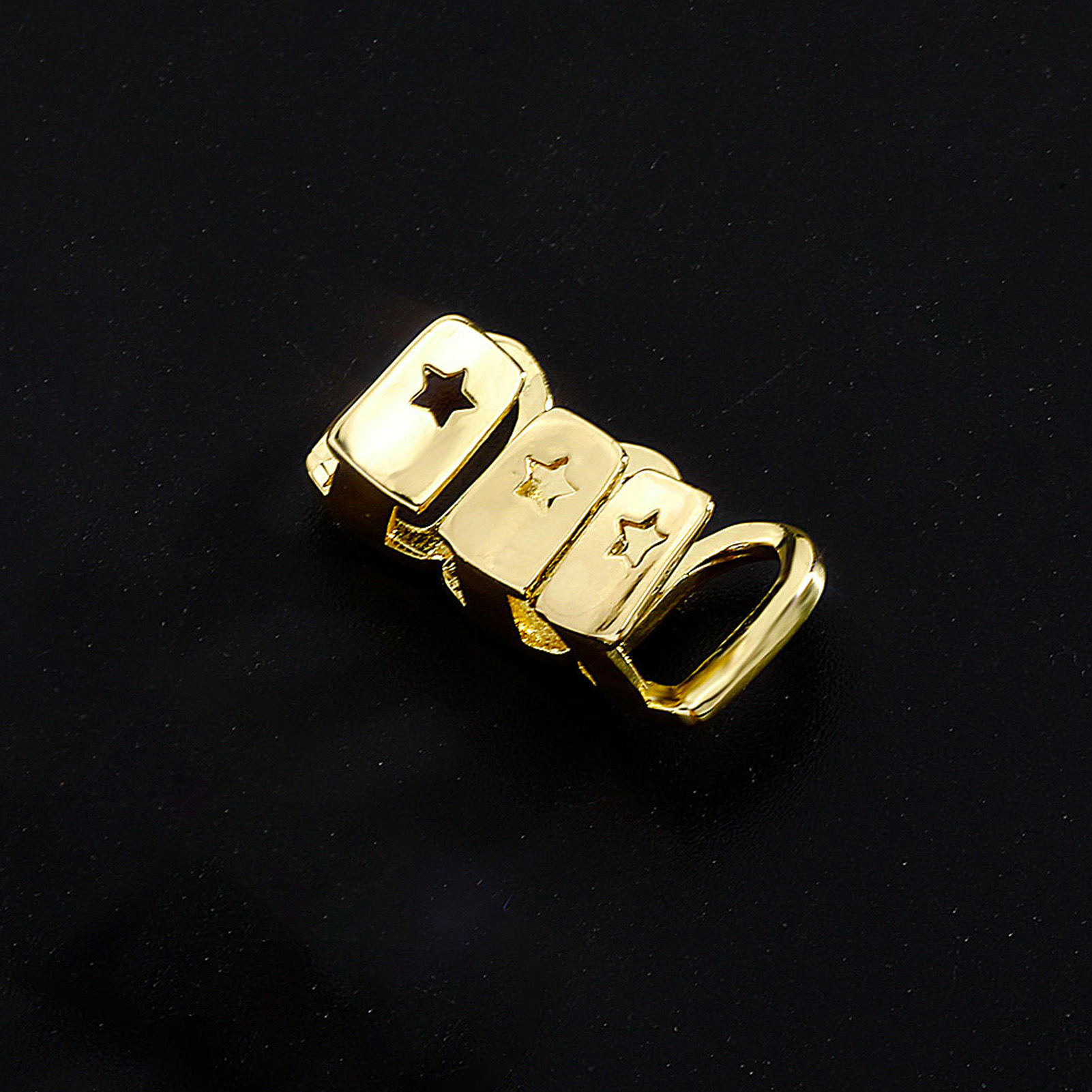 Rhinestone Teeth Cover Gold Pl - Body Jewelry Piercing review and price