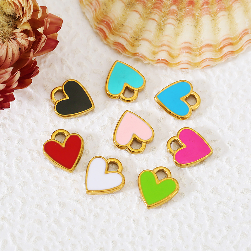 5pcs Stainless Steel Love Hear - Body Jewelry Diy review and price
