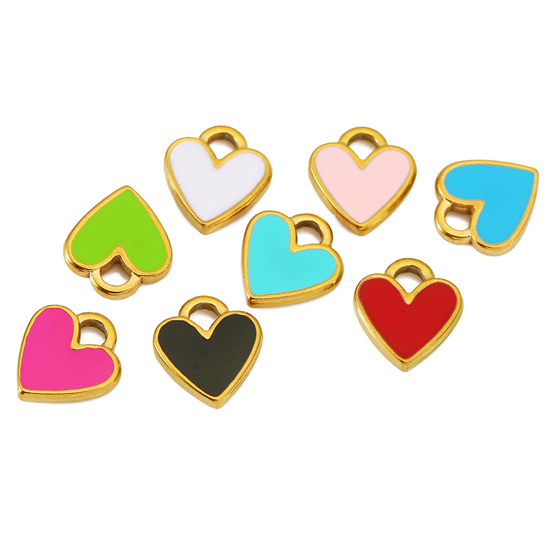 5pcs Stainless Steel Love Hear - Body Jewelry Diy review and price
