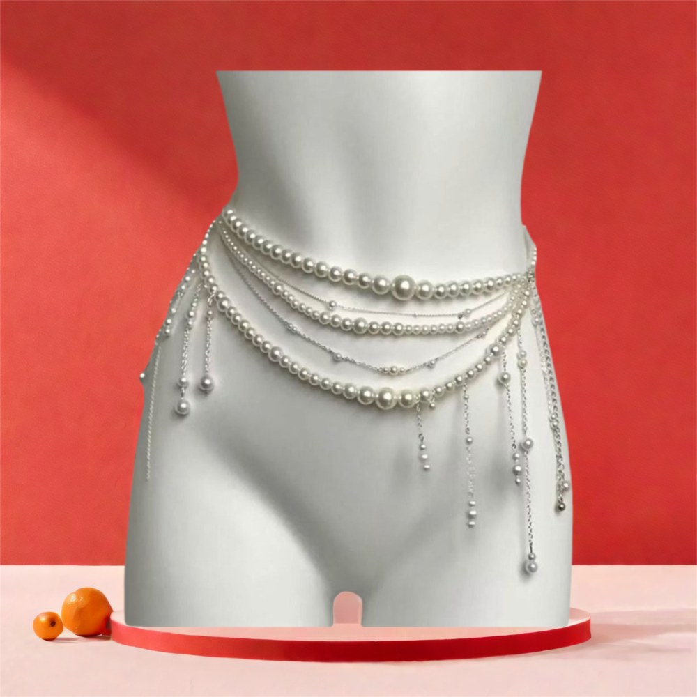 Fashion Women's Pearl Waist Ch - Body Jewelry Chains review and price