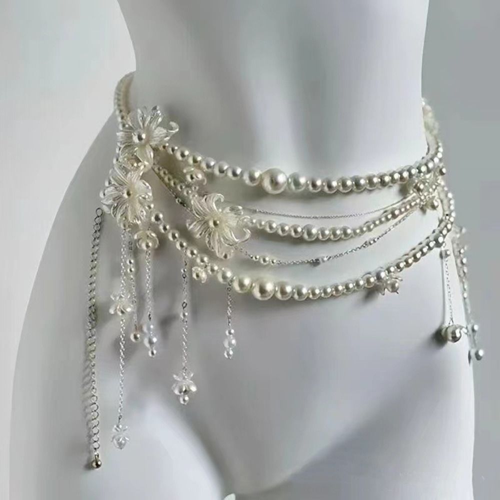 Fashion Women's Pearl Waist Ch - Body Jewelry Chains review and price