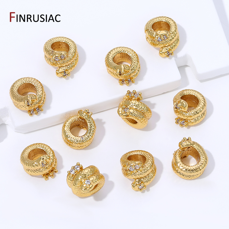 18K Gold Plated Brass Snake Sh - Body Jewelry Diy review and price