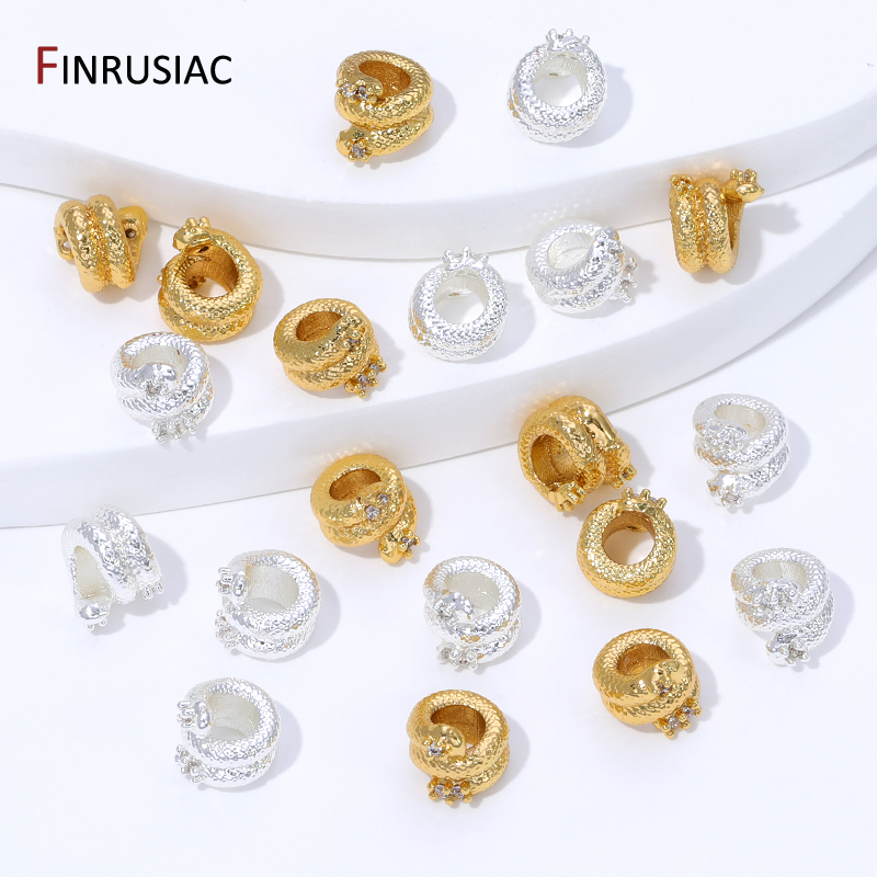 18K Gold Plated Brass Snake Sh - Body Jewelry Diy review and price