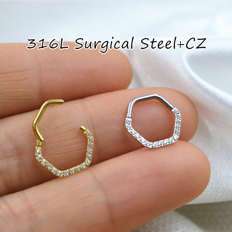 10pcs/Lot  316L Surgical Steel - Clicker Ring Seamless review and price