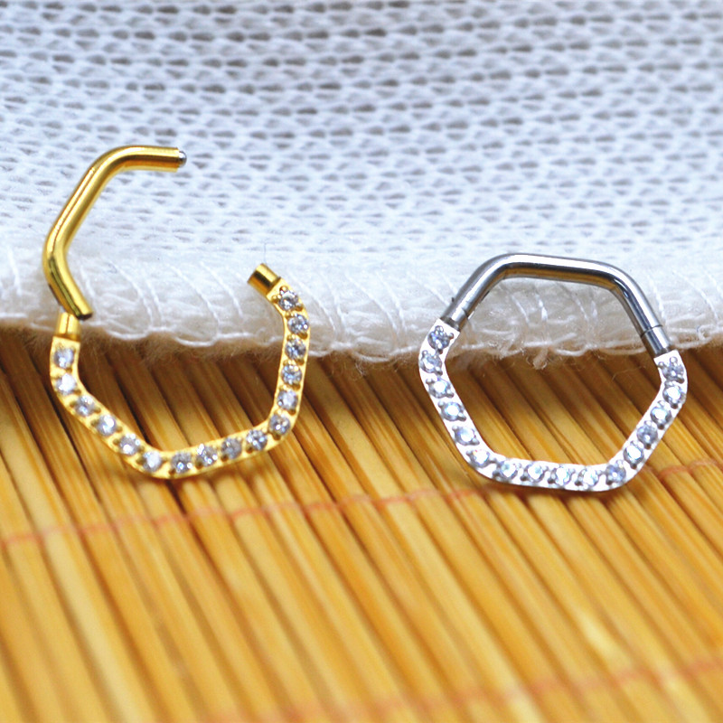 10pcs/Lot  316L Surgical Steel - Clicker Ring Seamless review and price
