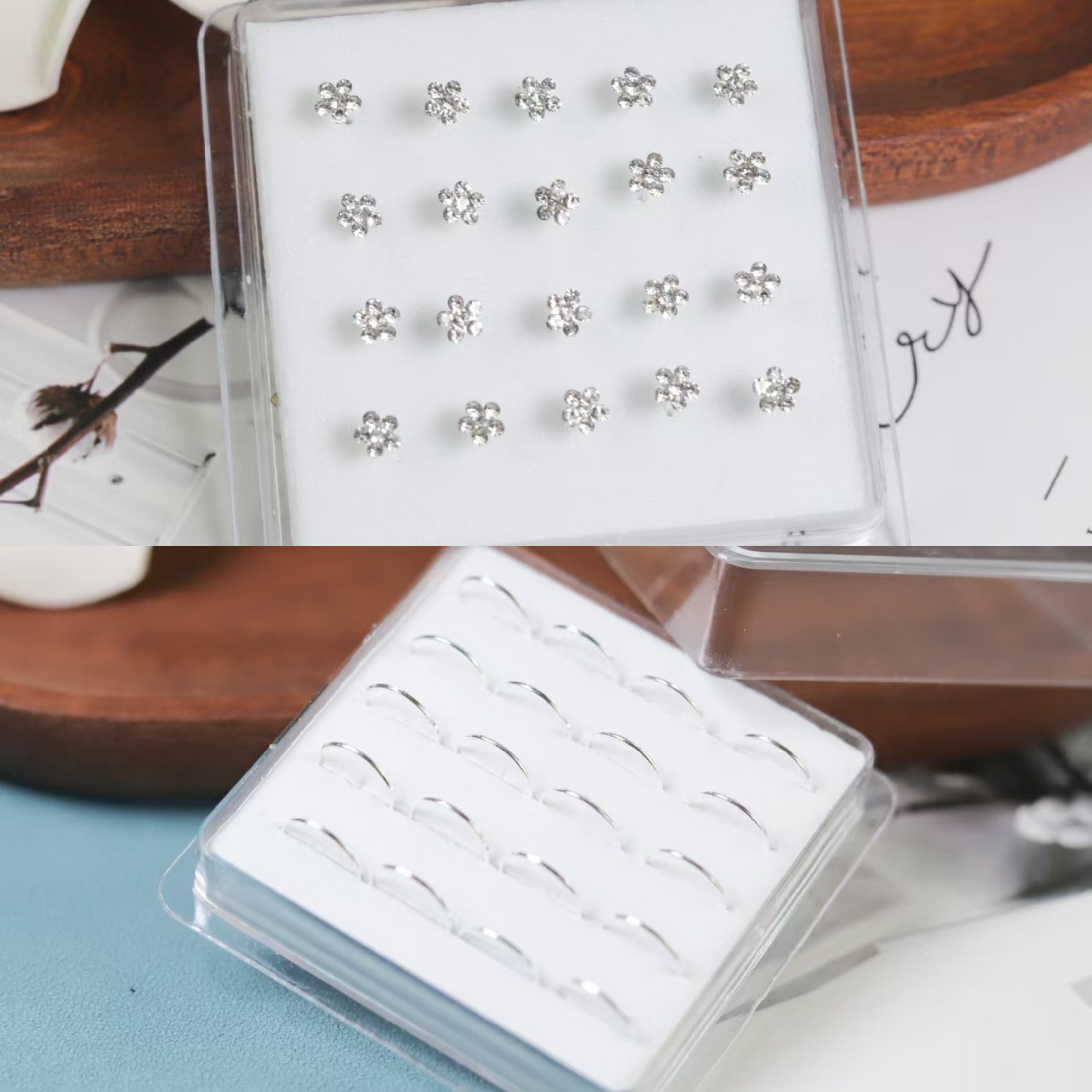 20Pcs/Box Body Nose Piercing J - Body Jewelry Storage review and price