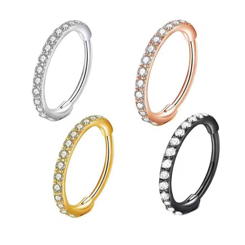 New Stainless Steel Nose Ring  - Clicker Ring Seamless review and price