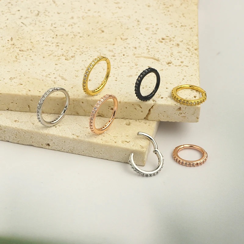 New Stainless Steel Nose Ring  - Clicker Ring Seamless review and price