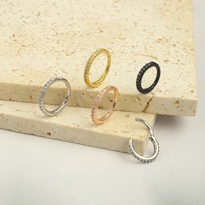 New Stainless Steel Nose Ring  - Clicker Ring Seamless review and price
