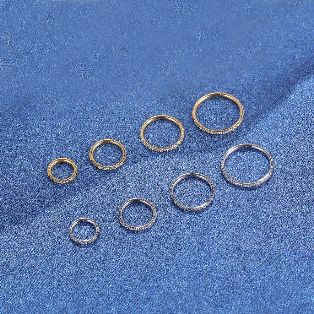 F136 Titanium Nose Ring Implan - Clicker Ring Seamless review and price