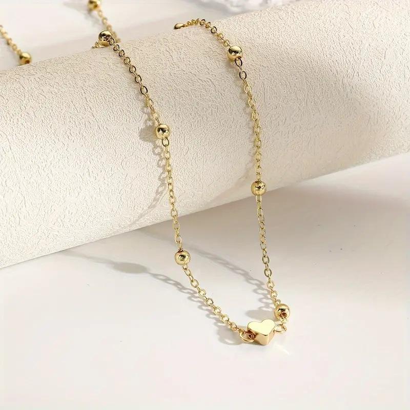 Girls Simple Heart Beaded Bell - Body Jewelry Chains review and price
