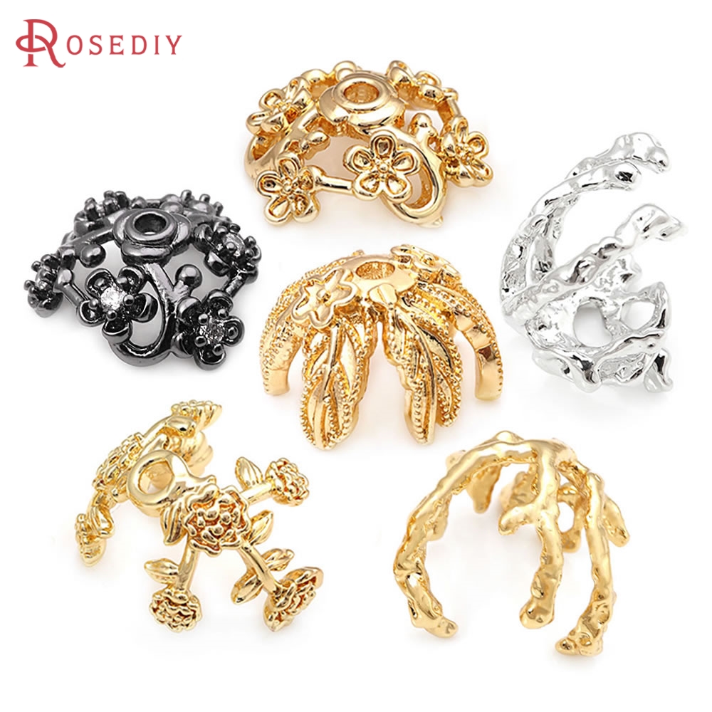 18K Gold Color Brass Flower Sh - Body Jewelry Diy review and price