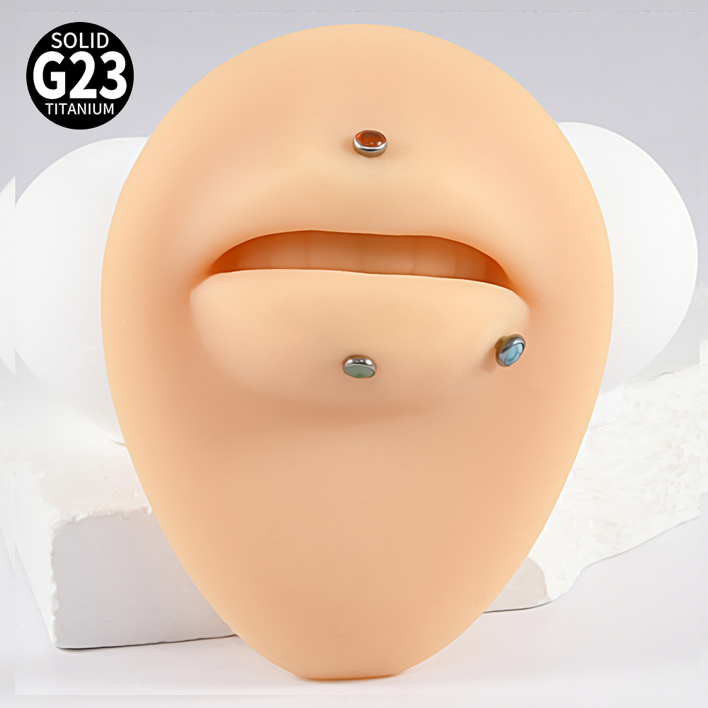 1PC 16g G23 Titanium Crystal&S - Tragus Flat Back review and price