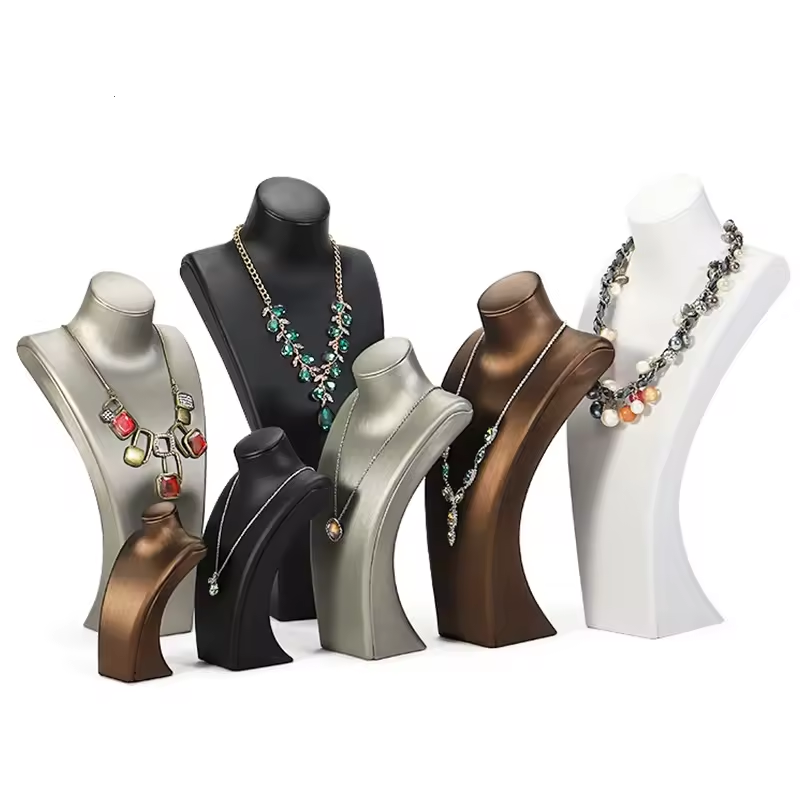 Drawn half body model necklace - Body Jewelry Storage review and price