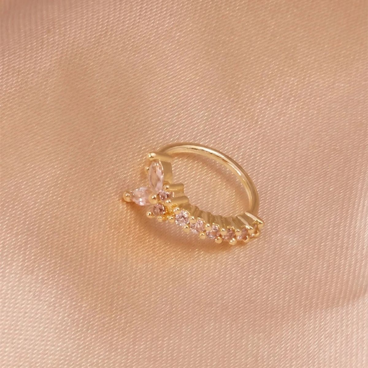 1PC Y - Shape Design No Pierci - Body Jewelry Nose Studs review and price
