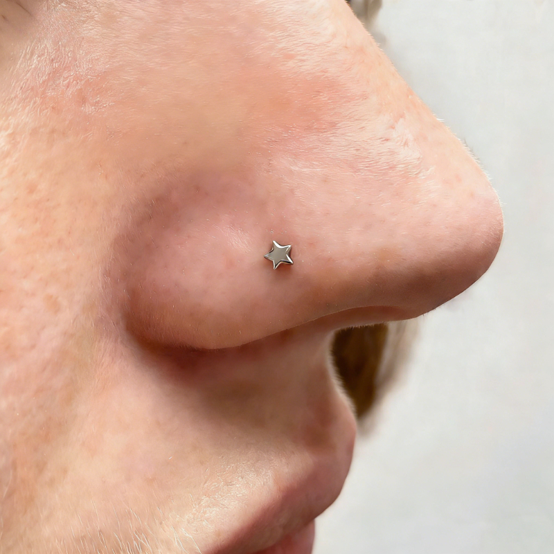 1Pc Trendy Sweet Cool Style St - Body Jewelry Nose Studs review and price