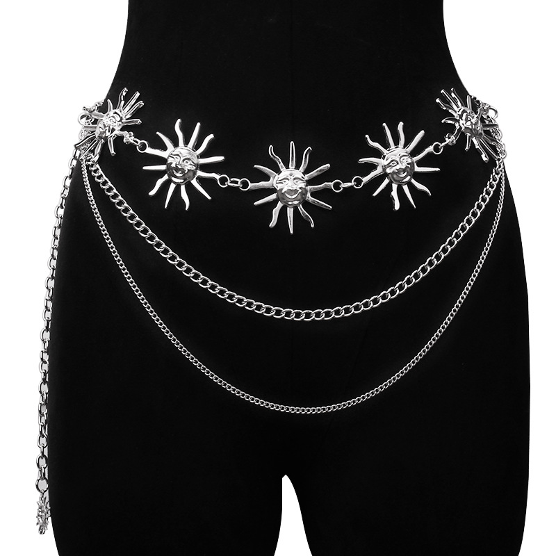 Chunky Multilayer Punk Gothic  - Body Jewelry Chains review and price