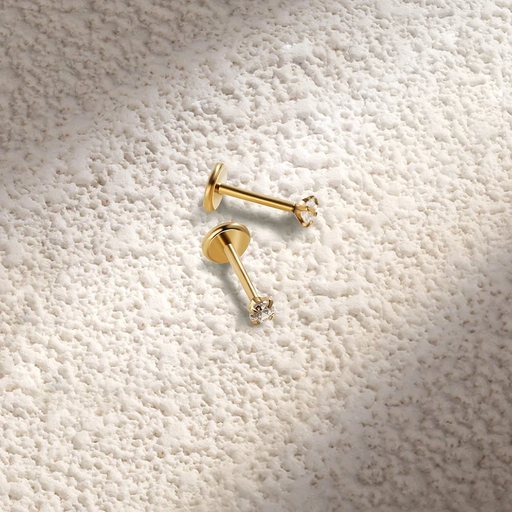 2/8PCS Stainless Steel Eearrin - Tragus Flat Back review and price
