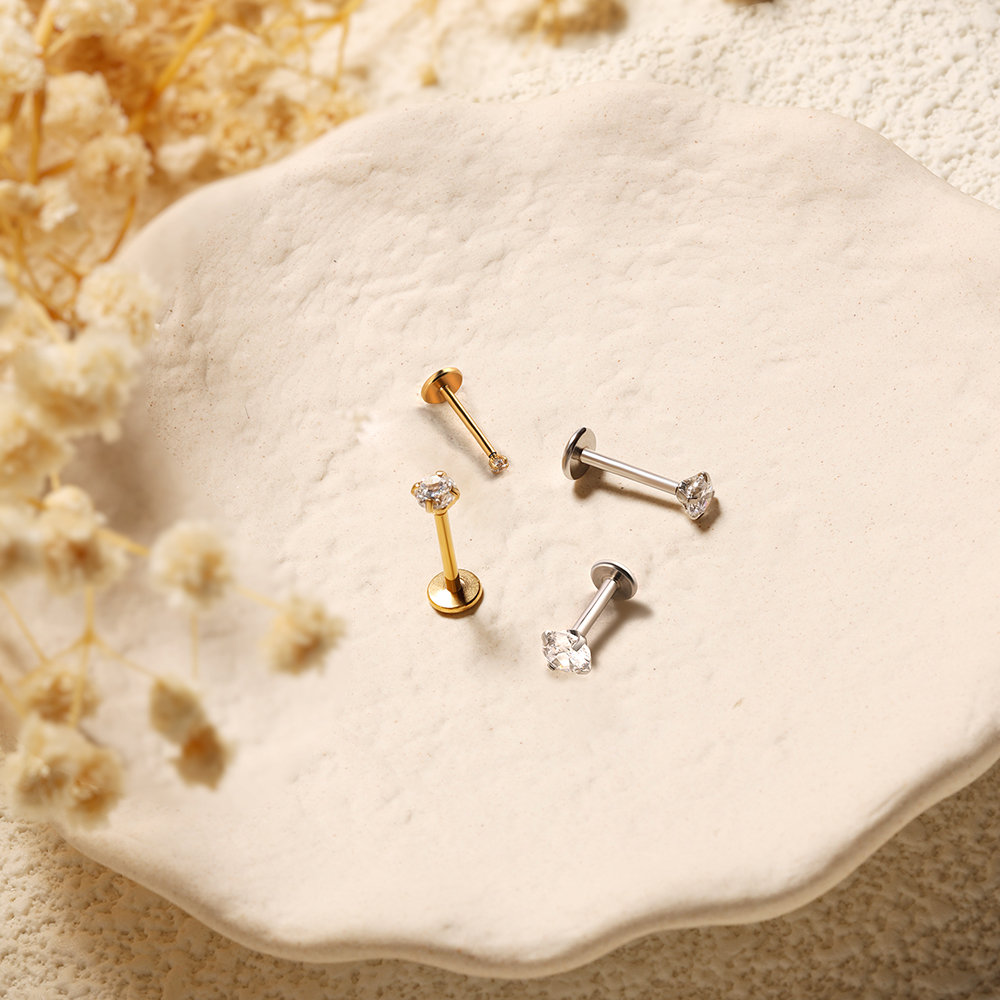 2/8PCS Stainless Steel Eearrin - Tragus Flat Back review and price