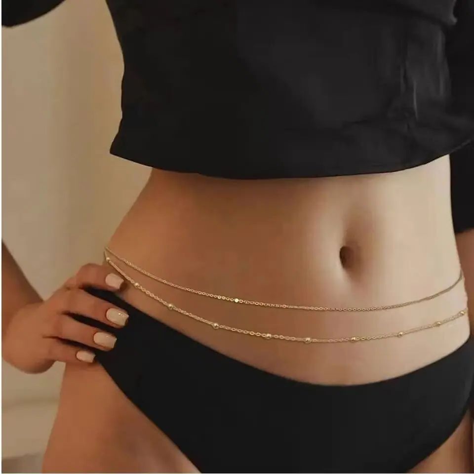 HipHop Double Layers Belly Cha - Body Jewelry Chains review and price