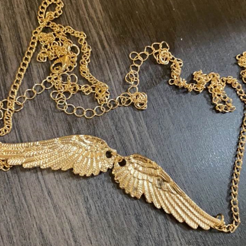 Double Layer Wings Angel Waist - Body Jewelry Chains review and price