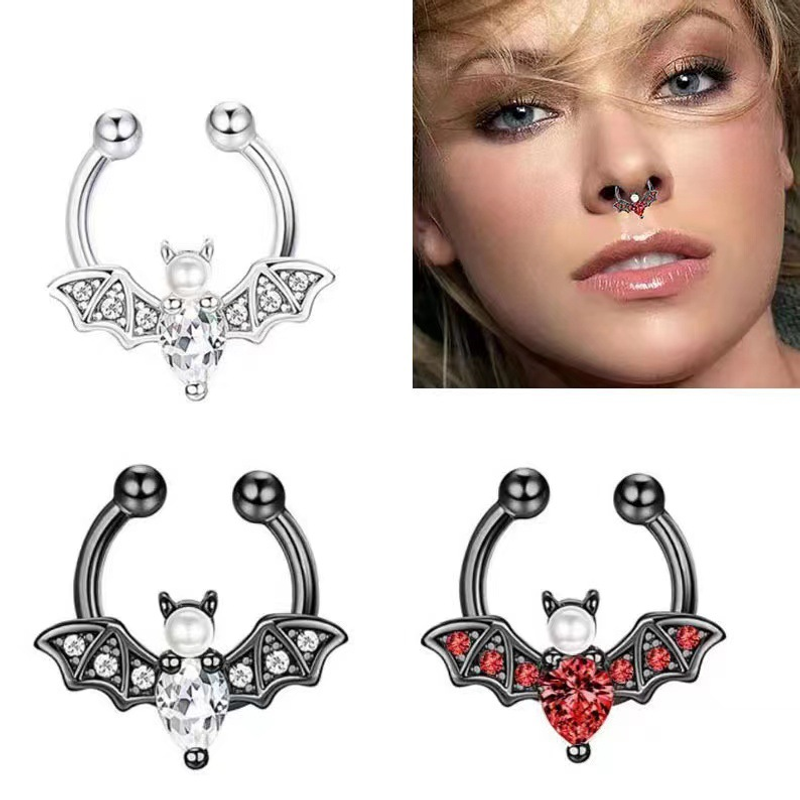 EVISPOL Cute Halloween Bat Fau - Body Jewelry Nose Studs review and price