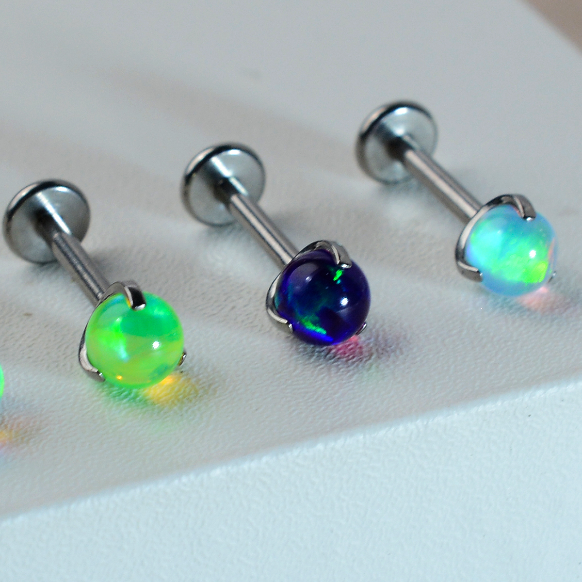 1PC Ttianium Steel Piercing La - Tragus Flat Back review and price