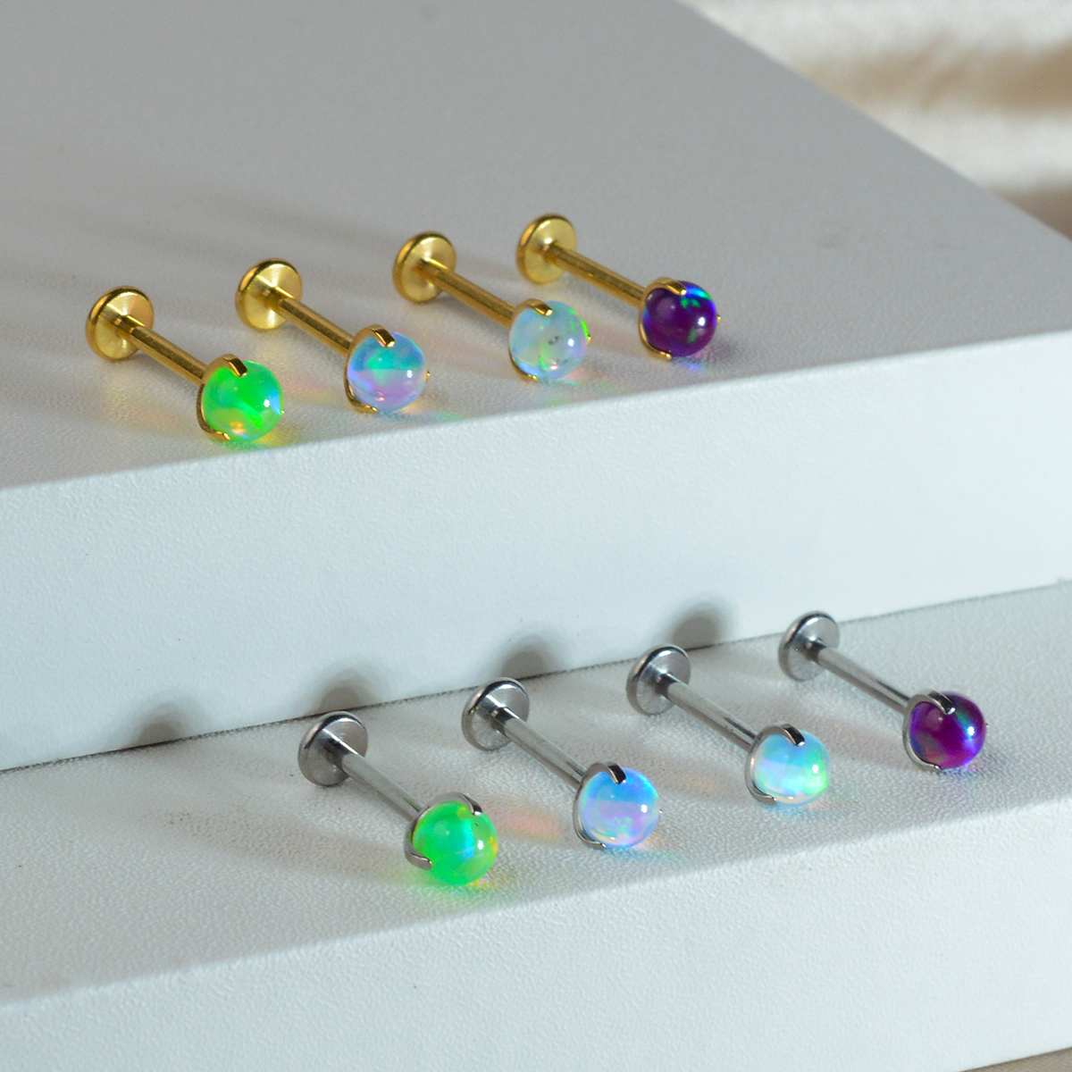 1PC Ttianium Steel Piercing La - Tragus Flat Back review and price